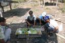 Lunch tijdensw de tweede dag trekking