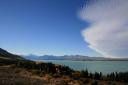 Mount Cook in de verte vanaf Pete’s Lookout