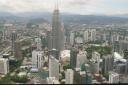 Uitzicht vanuit de KL tower…